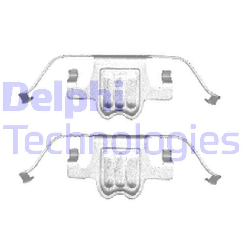 Set accesorii, placute frana LX0406 DELPHI