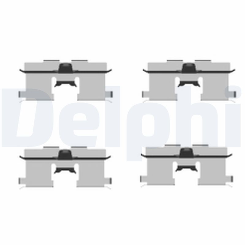 Set accesorii, placute frana LX0407 DELPHI