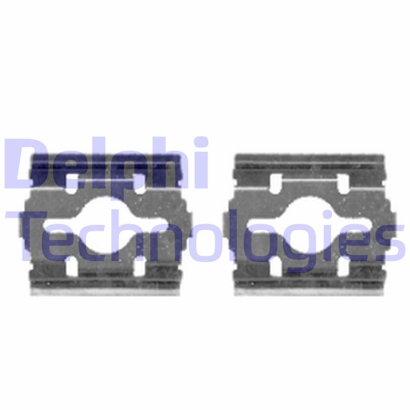 Set accesorii, placute frana LX0409 DELPHI