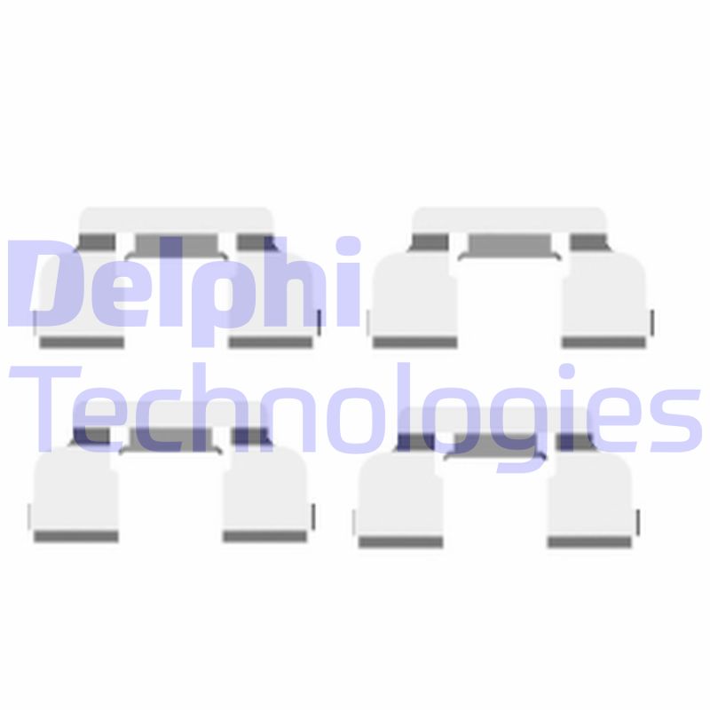 Set accesorii, placute frana LX0410 DELPHI