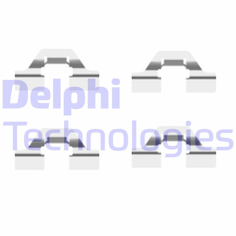 Set accesorii, placute frana LX0430 DELPHI