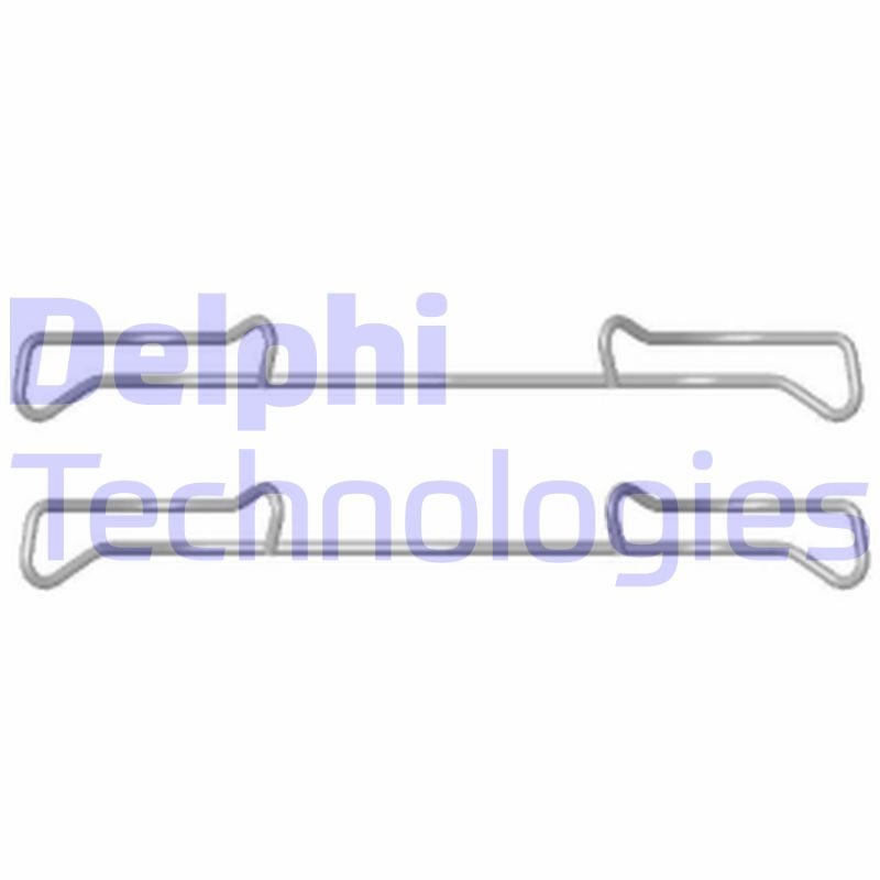 Set accesorii, placute frana LX0436 DELPHI