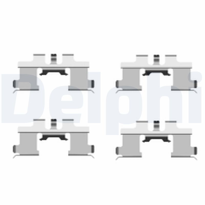Set accesorii, placute frana LX0444 DELPHI