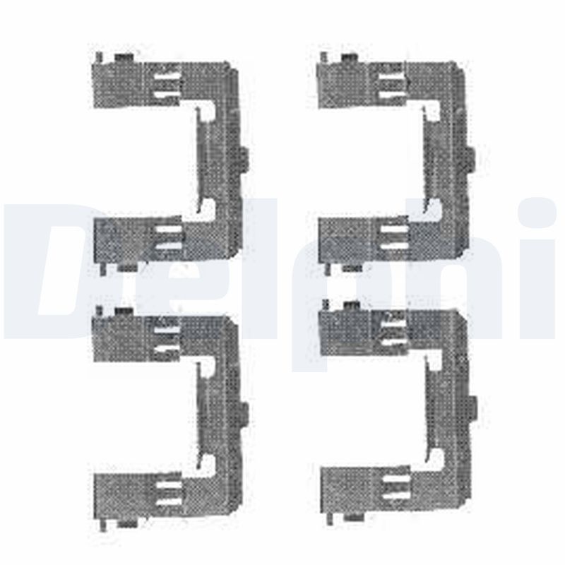 Set accesorii, placute frana LX0452 DELPHI