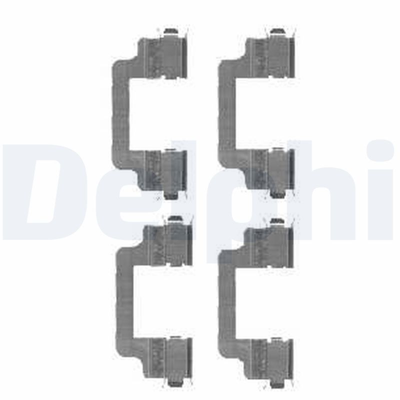 Set accesorii, placute frana LX0454 DELPHI