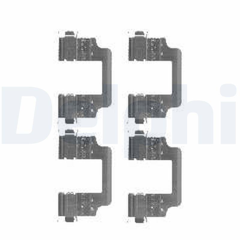 Set accesorii, placute frana LX0455 DELPHI