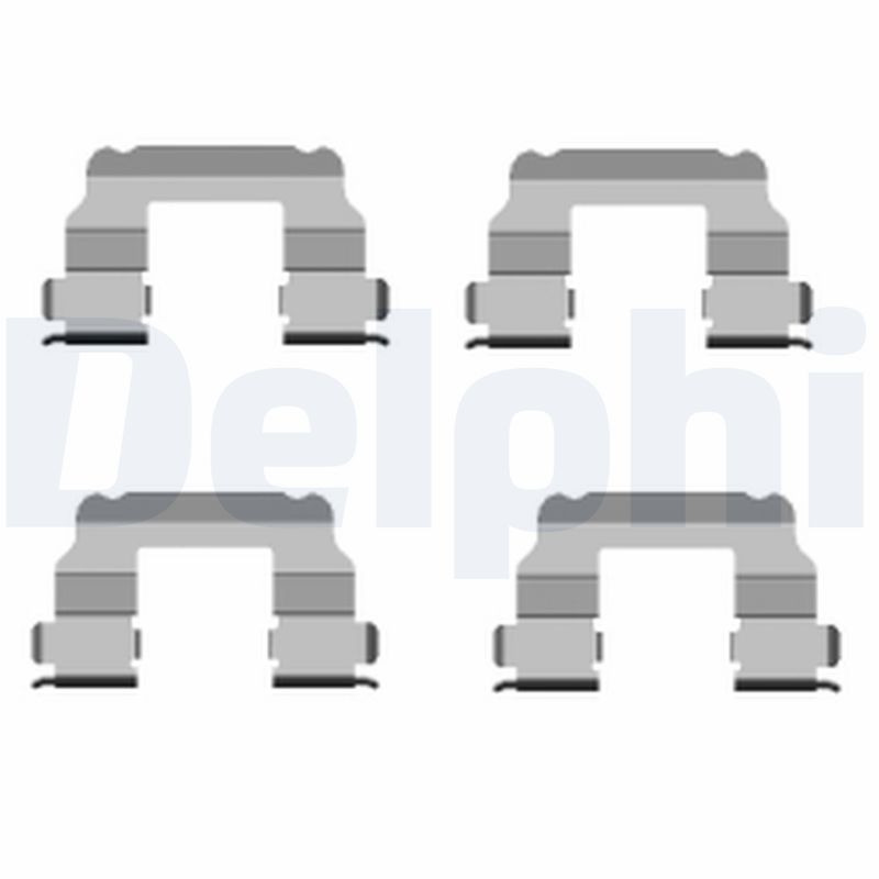 Set accesorii, placute frana LX0456 DELPHI
