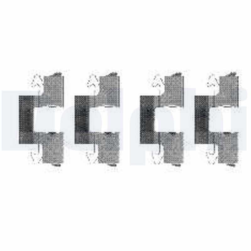 Set accesorii, placute frana LX0474 DELPHI