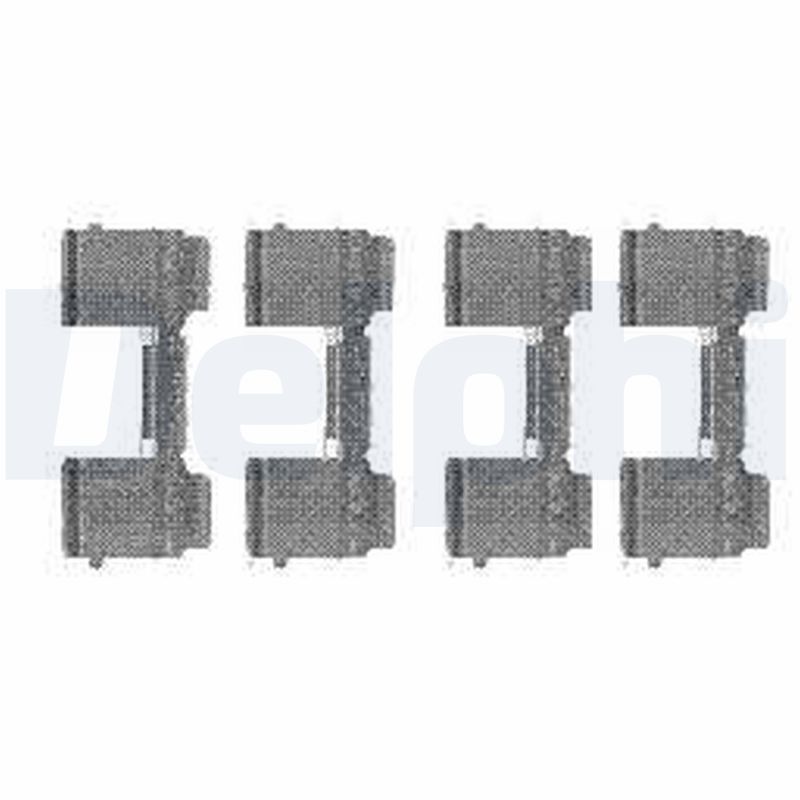 Set accesorii, placute frana LX0477 DELPHI