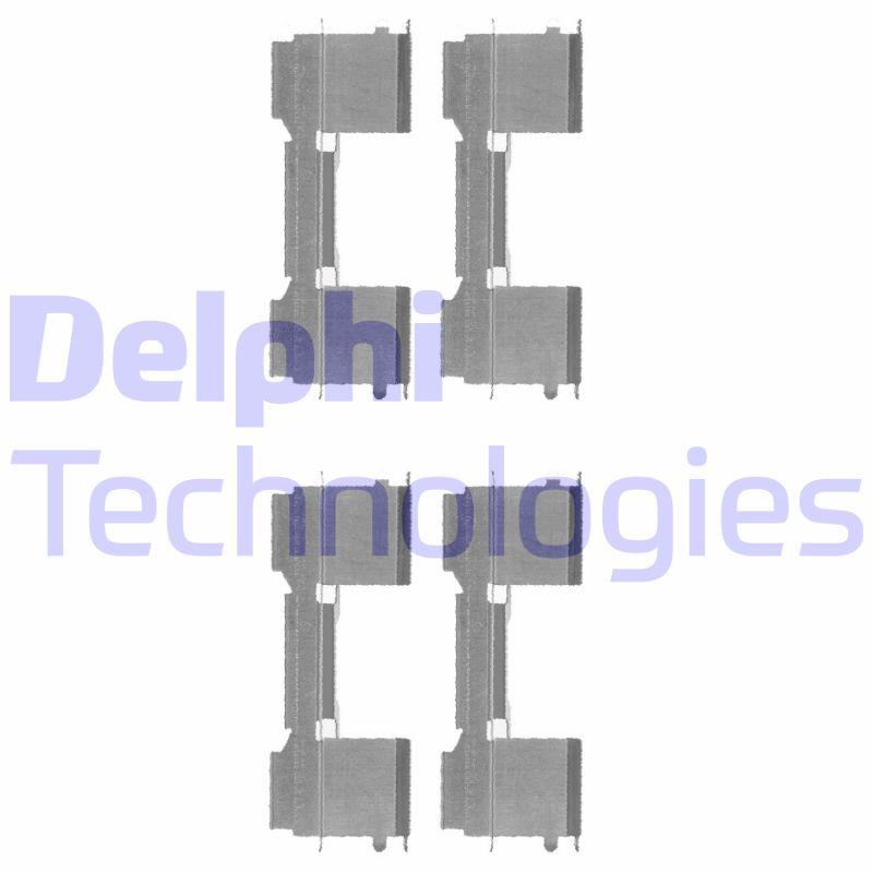 Set accesorii, placute frana LX0478 DELPHI