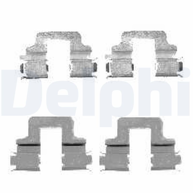 Set accesorii, placute frana LX0480 DELPHI