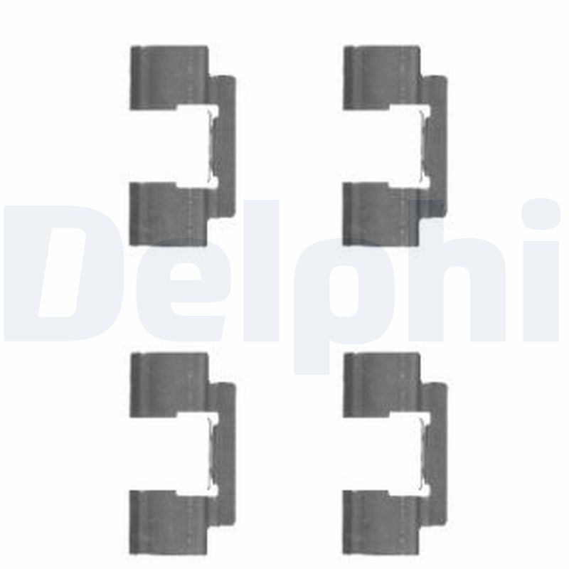 Set accesorii, placute frana LX0481 DELPHI
