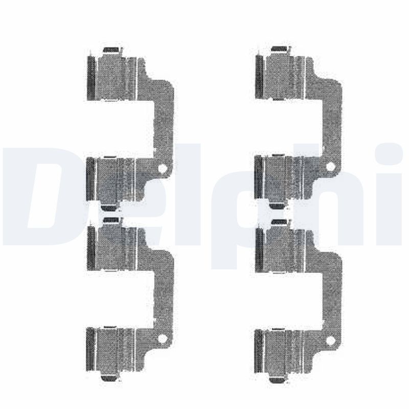 Set accesorii, placute frana LX0486 DELPHI