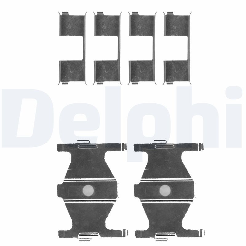 Set accesorii, placute frana LX0497 DELPHI