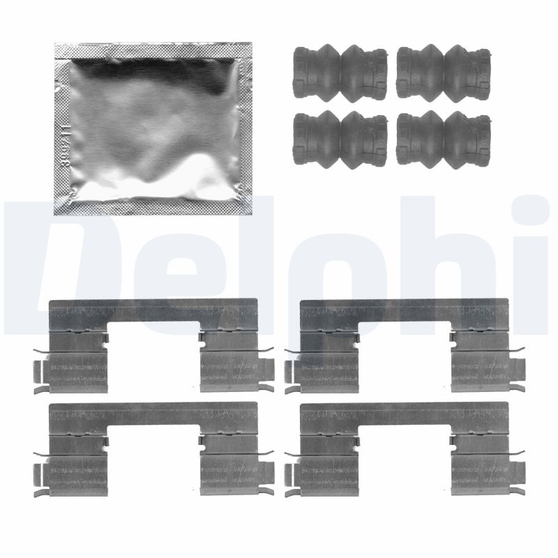 Set accesorii, placute frana LX0538 DELPHI