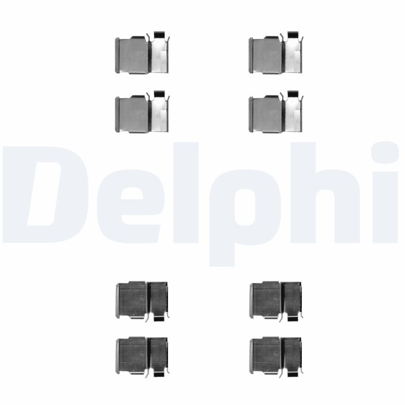 Set accesorii, placute frana LX0540 DELPHI