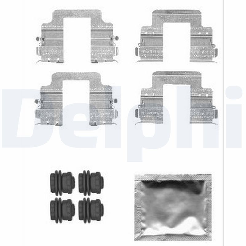 Set accesorii, placute frana LX0555 DELPHI