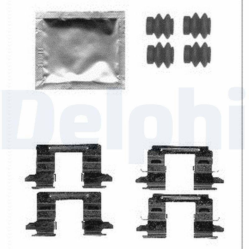 Set accesorii, placute frana LX0556 DELPHI