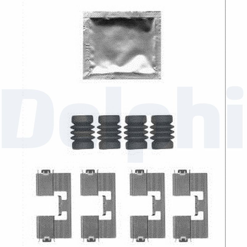 Set accesorii, placute frana LX0558 DELPHI