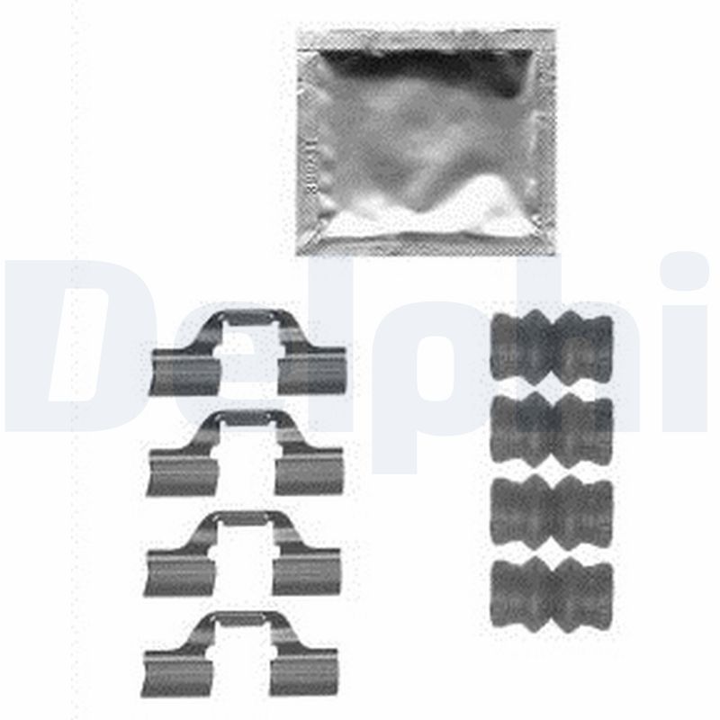Set accesorii, placute frana LX0567 DELPHI