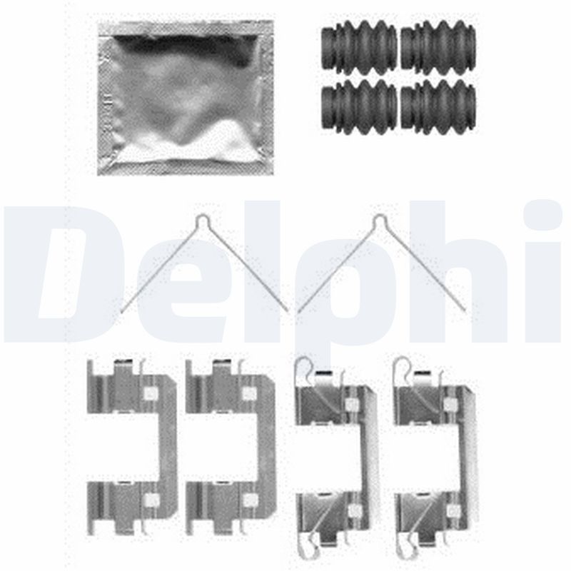 Set accesorii, placute frana LX0568 DELPHI