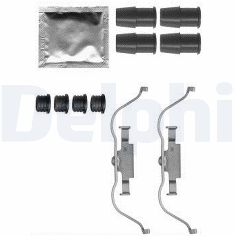 Set accesorii, placute frana LX0573 DELPHI