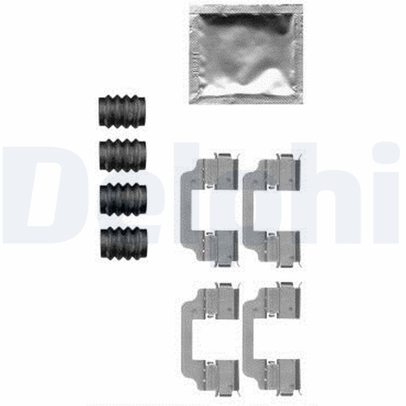Set accesorii, placute frana LX0576 DELPHI