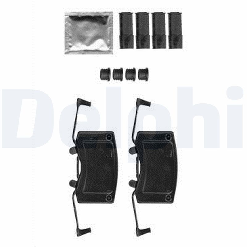 Set accesorii, placute frana LX0582 DELPHI