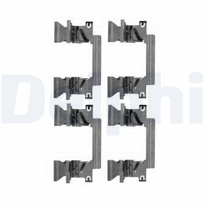 Set accesorii, placute frana LX0590 DELPHI