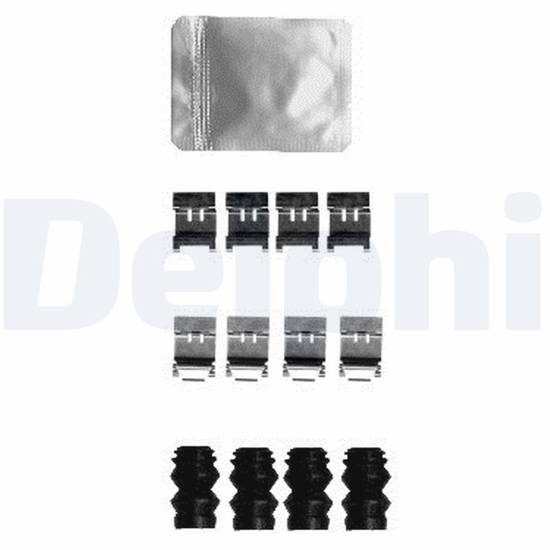 Set accesorii, placute frana LX0593 DELPHI