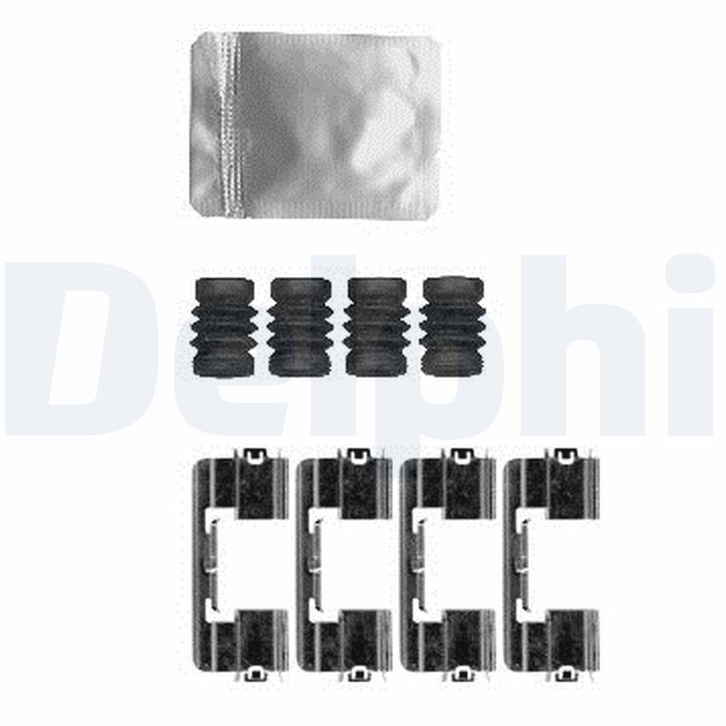Set accesorii, placute frana LX0594 DELPHI