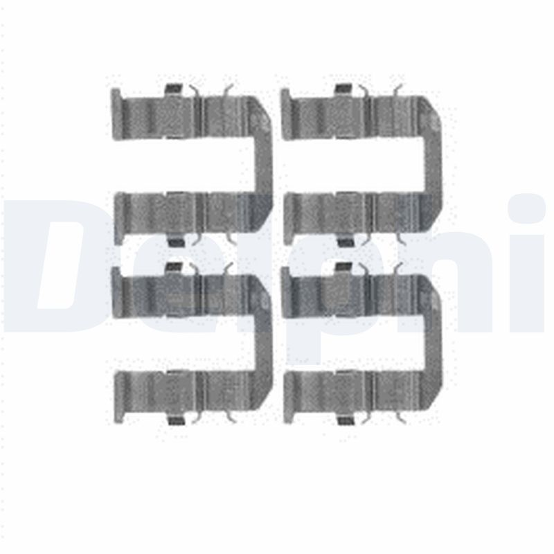 Set accesorii, placute frana LX0602 DELPHI