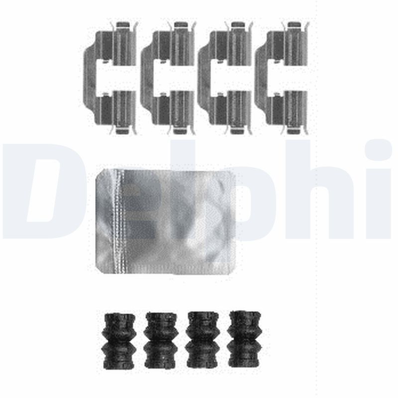 Set accesorii, placute frana LX0603 DELPHI