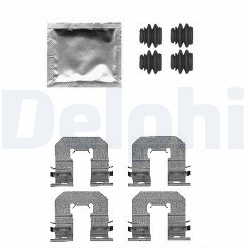 Set accesorii, placute frana LX0605 DELPHI