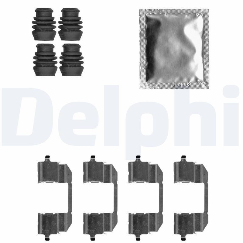 Set accesorii, placute frana LX0621 DELPHI