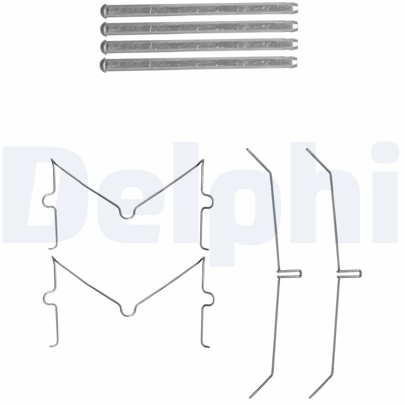 Set accesorii, placute frana LX0637 DELPHI