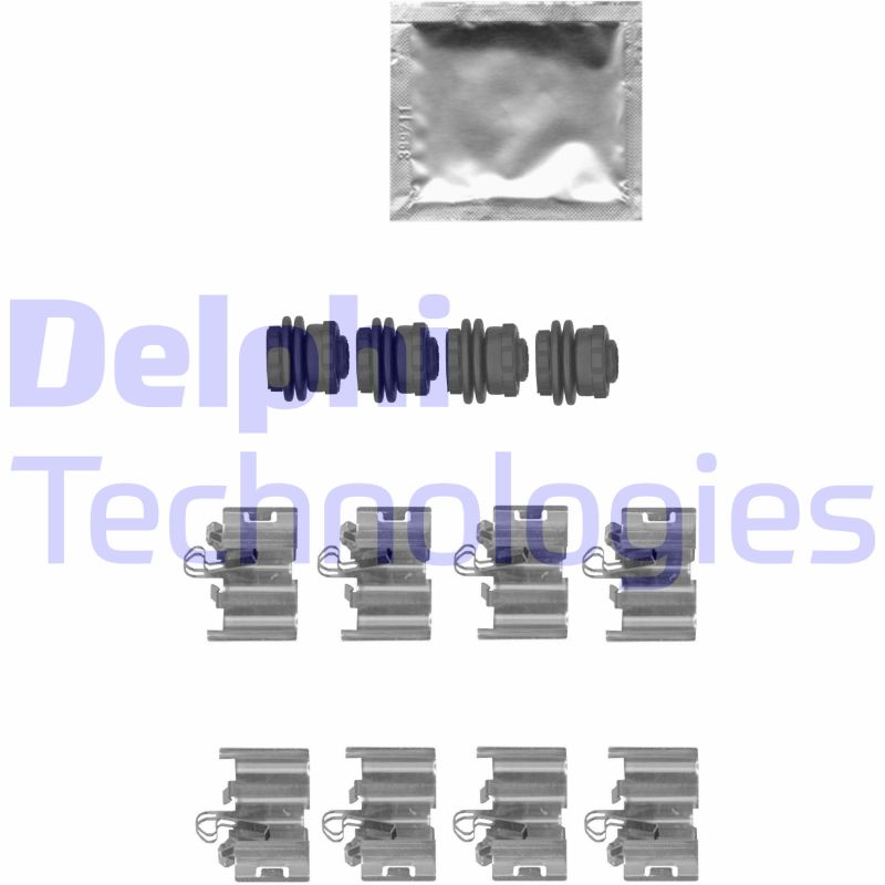 Set accesorii, placute frana LX0668 DELPHI