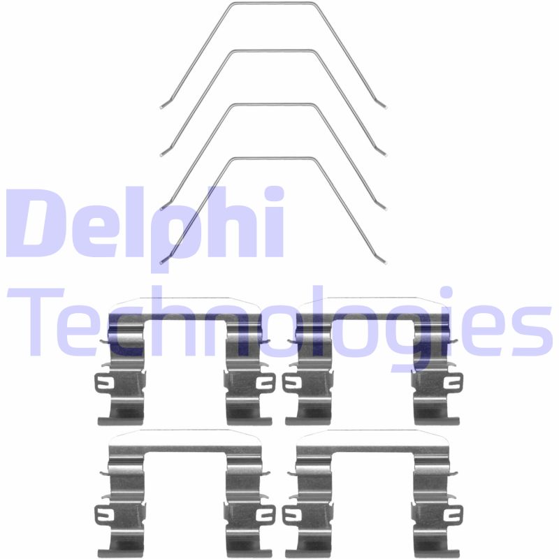 Set accesorii, placute frana LX0669 DELPHI