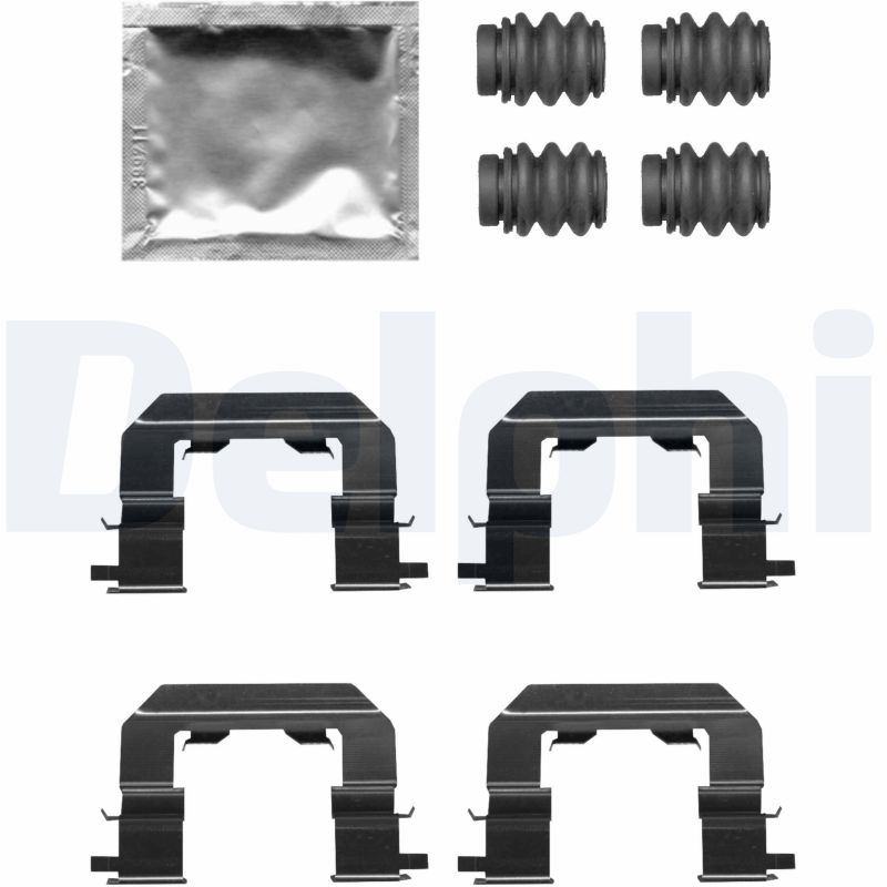 Set accesorii, placute frana LX0671 DELPHI