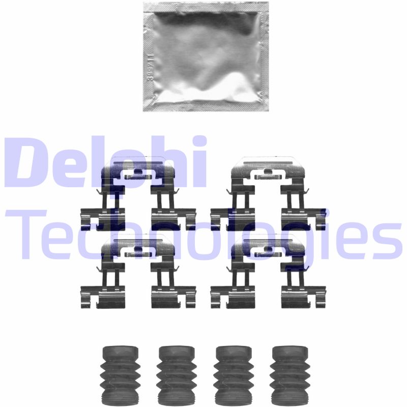 Set accesorii, placute frana LX0677 DELPHI