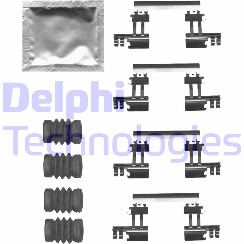 Set accesorii, placute frana LX0679 DELPHI