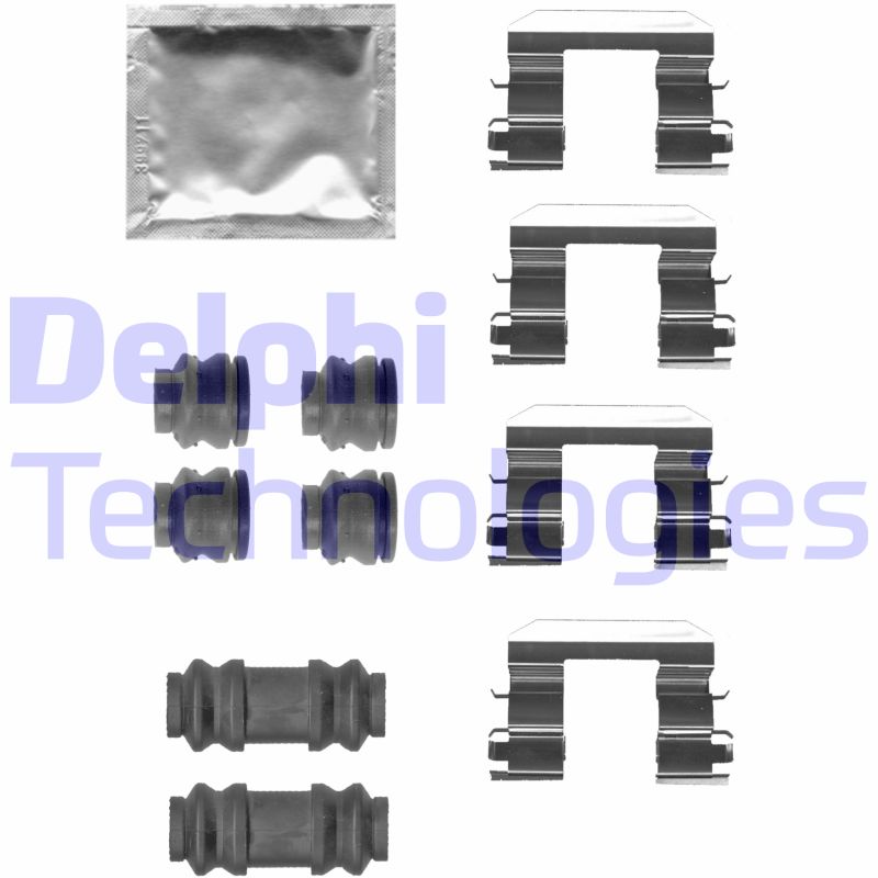 Set accesorii, placute frana LX0680 DELPHI