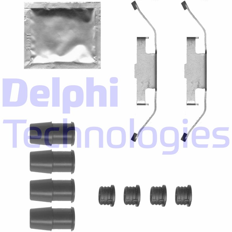 Set accesorii, placute frana LX0683 DELPHI