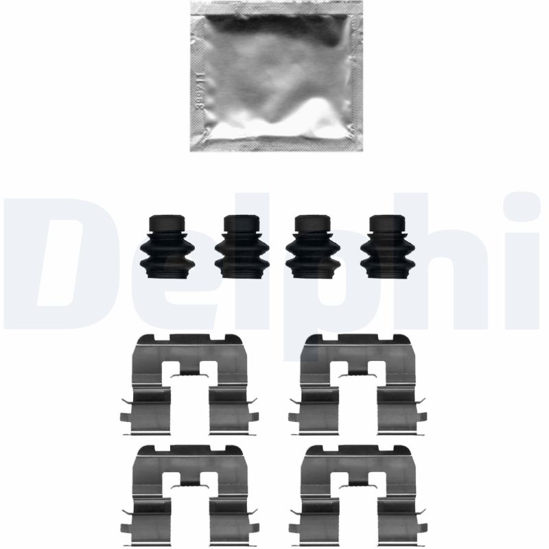 Set accesorii, placute frana LX0690 DELPHI