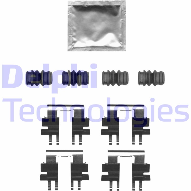 Set accesorii, placute frana LX0695 DELPHI