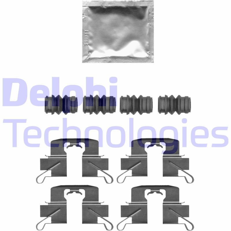 Set accesorii, placute frana LX0696 DELPHI