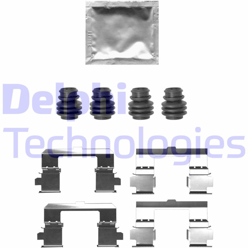 Set accesorii, placute frana LX0697 DELPHI