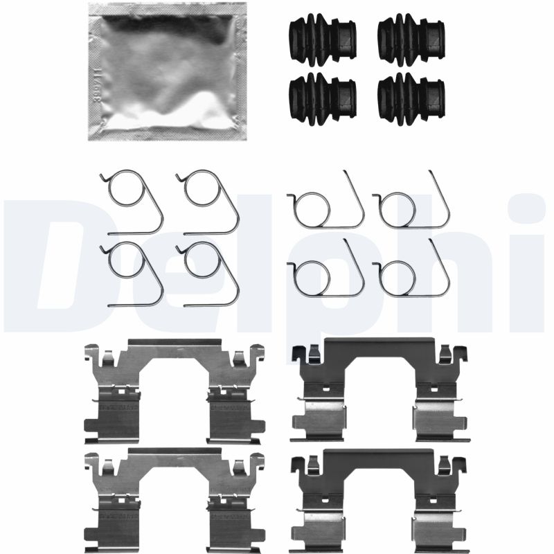 Set accesorii, placute frana LX0701 DELPHI