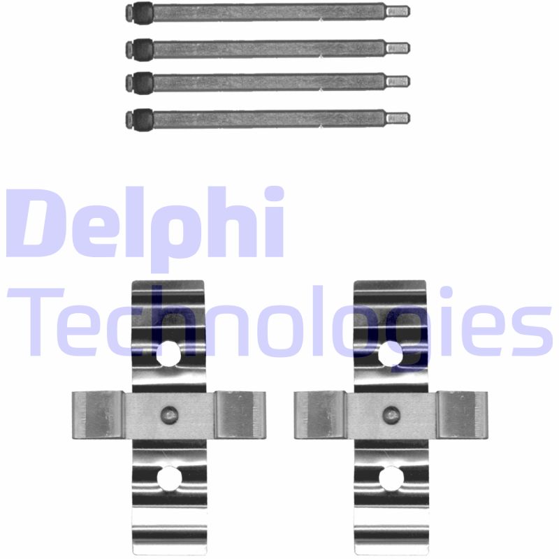 Set accesorii, placute frana LX0702 DELPHI