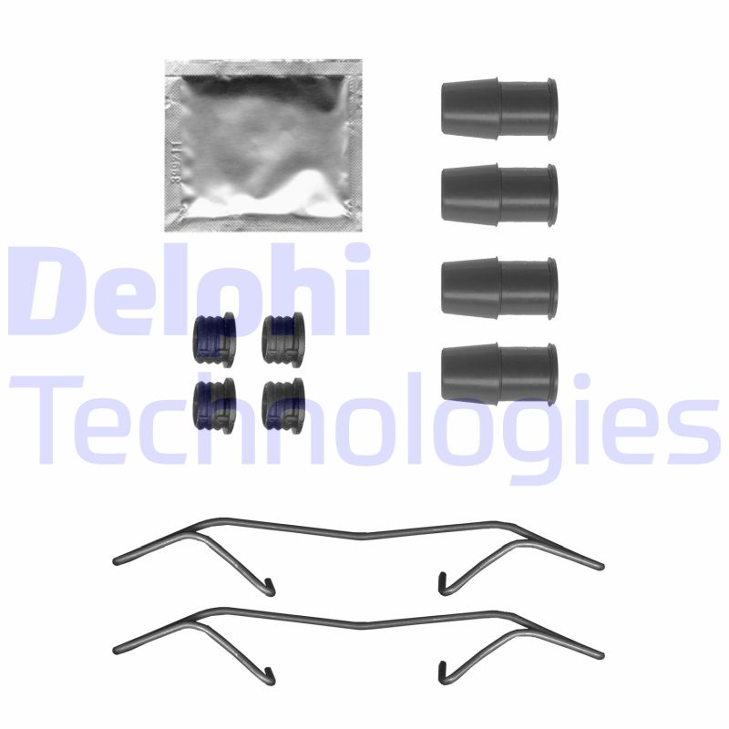 Set accesorii, placute frana LX0717 DELPHI